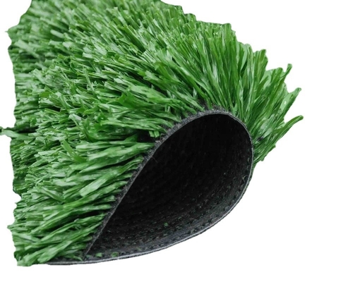 20mm Tinggi 140 jahitan / M Olahraga sintetis Rumput hijau Perlu diisi dengan butiran karet