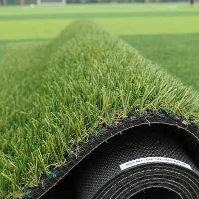Rumput Sintetis Lanskap Tahan UV 200 Jahitan/m dengan Panjang Gulungan Kustom untuk Lanskap Sempurna
