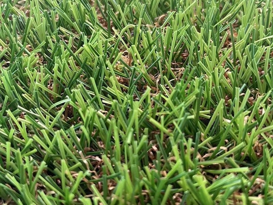 Rumput buatan hijau khusus untuk lanskap dengan ketinggian tumpukan 38mm dan Dtex 8000
