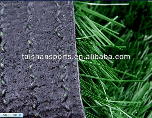 50mm Tinggi Tumpukan 12000 Dtex 130 jahitan Per Meter Sepak bola rumput buatan untuk lapangan olahraga