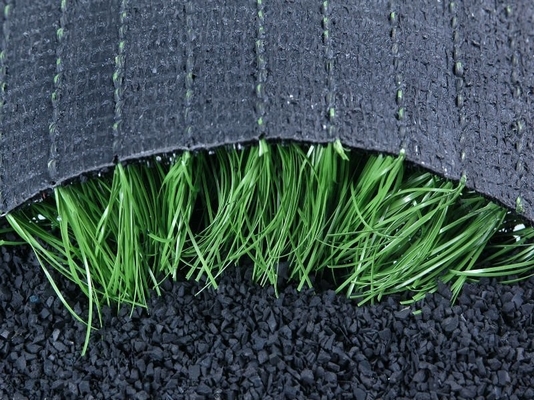 40mm Tinggi Tumpukan Tahan UV Hijau Olahraga Grass Palsu Dengan Banyak Parameter Disesuaikan