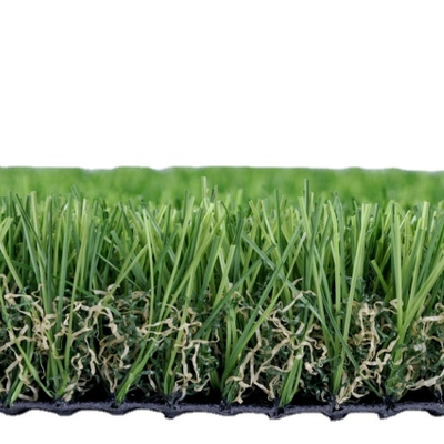 Rumput lanskap buatan berwarna hijau untuk sekolah halaman dan taman