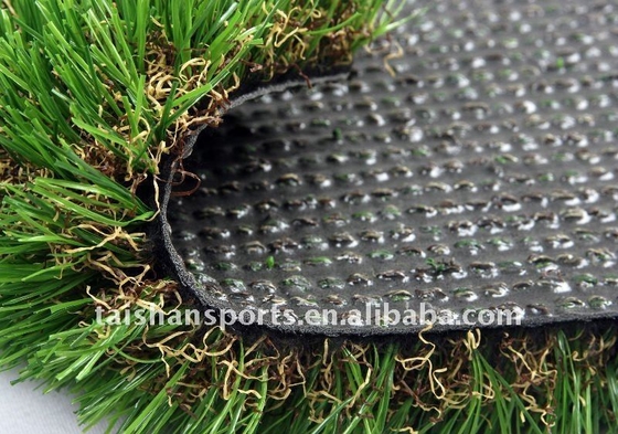 Rumput lanskap buatan berwarna hijau untuk sekolah halaman dan taman