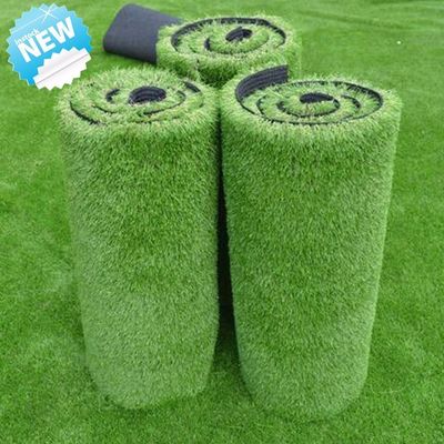 Rumput Sintetis dengan Lapisan SBR Latex, Tinggi Serat 45mm, dan Bentuk Benang C Spine untuk Lanskap dan Taman