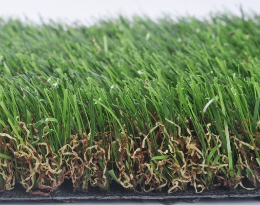 SBR Lateks Backing Synthetic Landscape Green Grass 45mm Untuk Paving Of Leisure Places Lapangan Keluarga Dan Taman