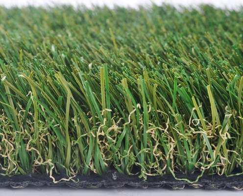 SBR Lateks Backing Synthetic Landscape Green Grass 45mm Untuk Paving Of Leisure Places Lapangan Keluarga Dan Taman