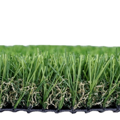 Rumput Buatan 35mm Kepadatan Tinggi dengan 16800 Jahitan/Sqm dan Permeabilitas Air Yang Sangat Baik untuk Lansekap