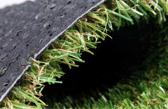 PP+LENO Backing Landscape Artificial Turf dengan Paving dan Instalasi Mudah 25mm Tinggi Tumpukan