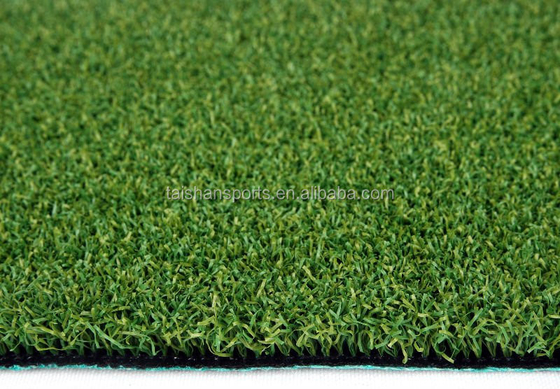 Golf buatan portabel putting hijau dengan CPP Backing dan PP bahan Olive Green Artificial Fake Grass