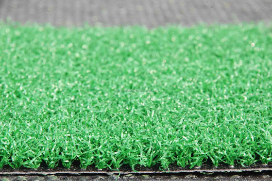 Golf buatan portabel putting hijau dengan CPP Backing dan PP bahan Olive Green Artificial Fake Grass