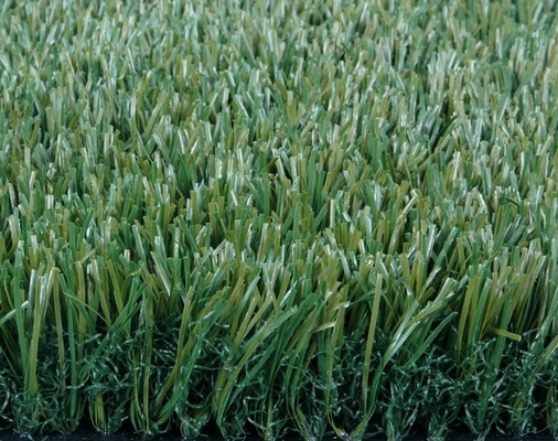 60mm Tumpukan Tinggi bola artificial turf Astroturf 140 jahitan / M elastis Artificial turfgrass