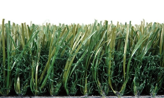 60mm Tumpukan Tinggi bola artificial turf Astroturf 140 jahitan / M elastis Artificial turfgrass