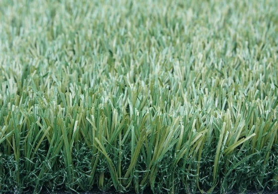 60mm Tumpukan Tinggi bola artificial turf Astroturf 140 jahitan / M elastis Artificial turfgrass