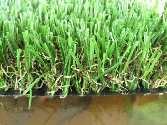 165 jahitan/M Rumput palsu sintetis yang digunakan di halaman belakang Balkon dan taman bermain dengan ketinggian tumpukan 50 mm