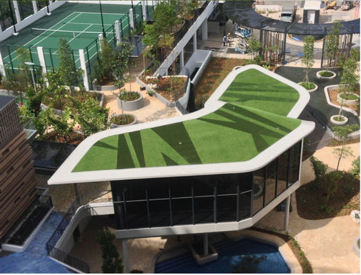 Rumput Sintetis untuk Taman Bermain dan TK - Perawatan Rendah, Permeabilitas Tinggi, Spesifikasi Dapat Disesuaikan