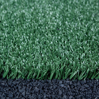 Dtex 10000 Green Artificial Football Fake Grass 15mm tinggi tumpukan Untuk olahraga dan kegiatan luar ruangan lainnya