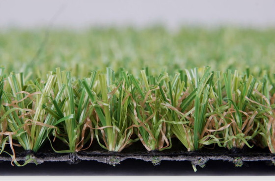 140 jahitan / M Hybrid Artificial Grass 25mm SBR Latex Adhesive Penampilan Realistis Untuk Hewan Peliharaan Dan Taman