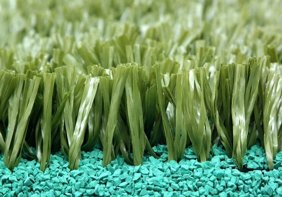 Bola Sepak yang dapat disesuaikan Astro Lawn 140 jahitan / M Rumput buatan hijau 60mm Tinggi tumpukan
