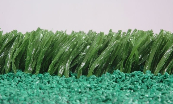 Bola Sepak yang dapat disesuaikan Astro Lawn 140 jahitan / M Rumput buatan hijau 60mm Tinggi tumpukan