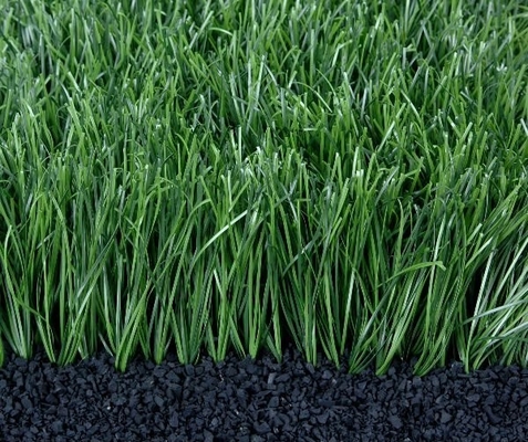 5/8" Gauge Football Artificial Grass 16000 Dtex Grass Palsu Dengan CPP + LENO Backing Dan Lapisan Lateks