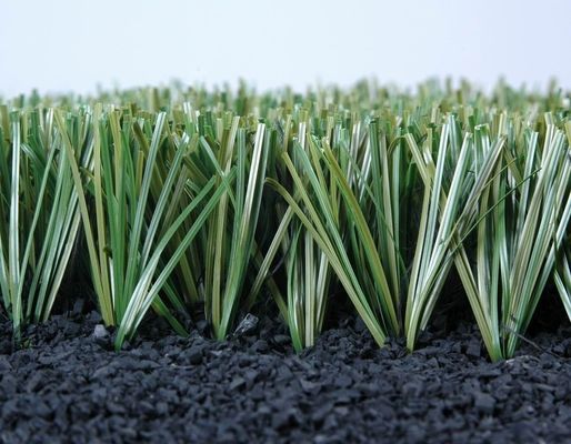 40mm Tinggi Tumpukan 12000 Dtex Karet Granules Diisi Sepakbola Artificial Grass dan Sepakbola Artificial Grass untuk Lapangan Olahraga