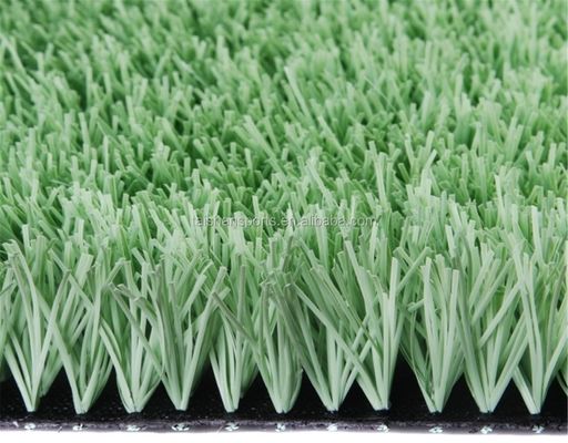 40mm Tinggi Tumpukan 12000 Dtex Karet Granules Diisi Sepakbola Artificial Grass dan Sepakbola Artificial Grass untuk Lapangan Olahraga