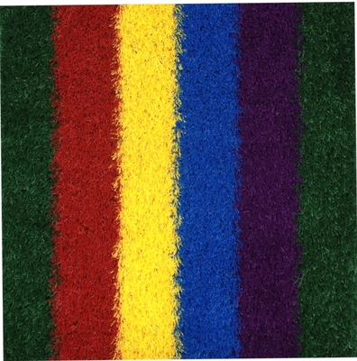 17500 Dtex 5/8 Inch Gauge Anti-Static Sports Artificial Turf Untuk Taman Taman bermain dan taman kanak-kanak