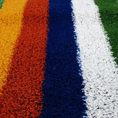 17500 Dtex 5/8 Inch Gauge Anti-Static Sports Artificial Turf Untuk Taman Taman bermain dan taman kanak-kanak