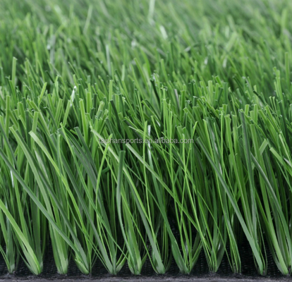 Green Football Artificial Turf 5/8 " Gauge Dengan PP + LENO Backing Dan SBR Lateks Lapisan Adhesive