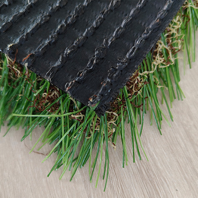 Landscape Leisure Non-Fill Synthetic Turf Dengan 260 Stitches / M 50mm Tinggi Tumpukan Dengan Rumput Langsung Dan melengkung