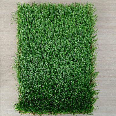 Landscape Leisure Non-Fill Synthetic Turf Dengan 260 Stitches / M 50mm Tinggi Tumpukan Dengan Rumput Langsung Dan melengkung