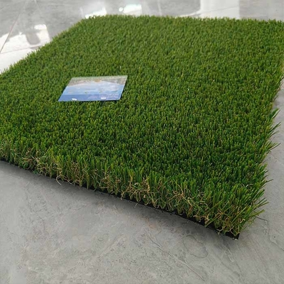 35mm Tinggi Tumpukan 9600 Dtex Landscape Artificial Grass Untuk acara olahraga dan kegiatan luar ruangan