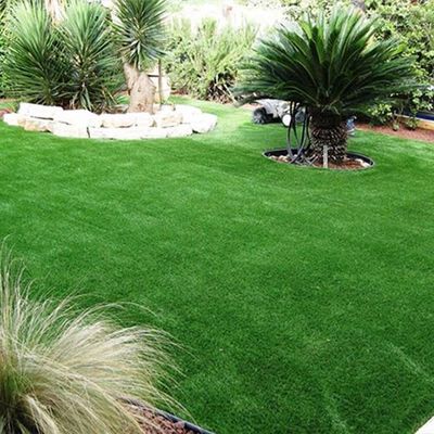 Rumput Sintetis Hijau 30mm untuk Area Hewan Peliharaan atau Taman Atap dengan Ketahanan UV dan Elastisitas yang Baik