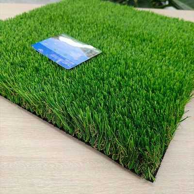 38mm Non-Fill Low Maintenance Fake Artificial Turf Landscaping Astro Turf Dekoratif Hijau Artificial Grass