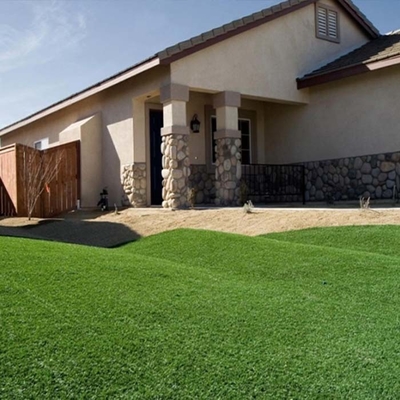 30mm tahan aus non-infill lanskap rumput buatan dengan kinerja tinggi untuk taman bermain dan adegan olahraga