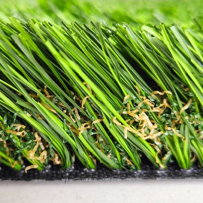 Kinerja tinggi ketahanan UV yang baik dan pemasangan mudah Landscape Rumput buatan dengan drainase perforasi