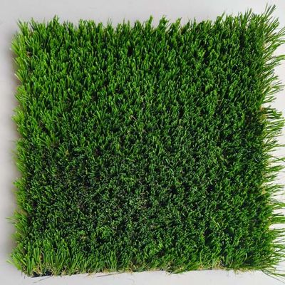 Tanah rumput sintetis dengan ketebalan 30 mm dengan lapisan lem hijau untuk lansekap dan kebun