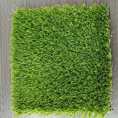 35mm Tinggi Tumpukan 11200 Dtex Multipurpose Artificial Landscape hijau Rumput untuk dekorasi dan hiburan di luar ruangan