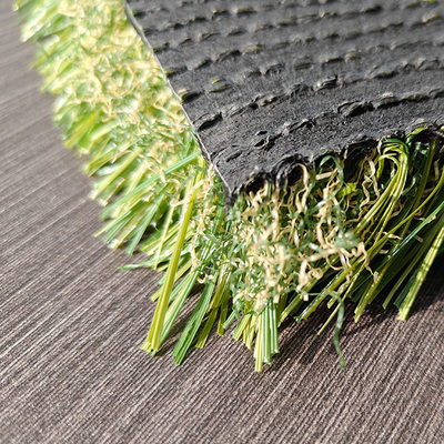 35mm Tinggi Tumpukan 11200 Dtex Multipurpose Artificial Landscape hijau Rumput untuk dekorasi dan hiburan di luar ruangan