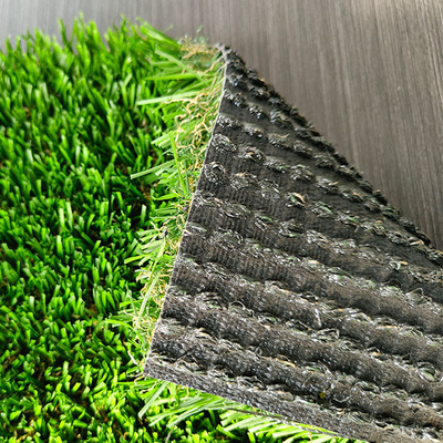 Rumput buatan taman bermain 25mm dengan pemasangan yang mudah dan tahan haus Rumput hijau sintetis
