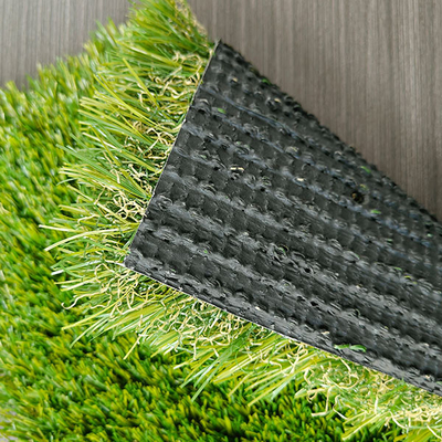 40mm Tinggi Tumpukan Multipurpose Green Artificial Synthetic Grass dengan Plastik PP+Leno backing dan SBR Latex Coating
