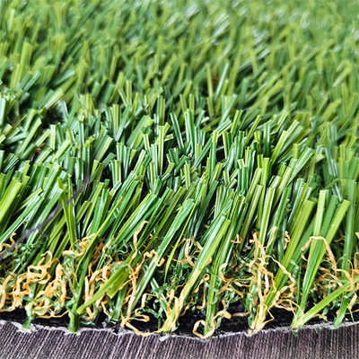 Rumput hijau buatan 30mm untuk meletakkan dan dekorasi dengan warna cerah dan kuat dukungan perekat