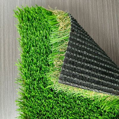 Rumput Lempar Lurus Sutra Campuran 16200 Dtex Landscape Artificial Grass Untuk Liburan Dan Dekorasi Dengan Tinggi Tumpukan 45mm