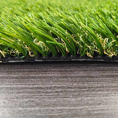 Infiller bebas rumput sintetis anti gesekan 30mm rekreasi lanskap rumput buatan rumput tinggi tanpa infill