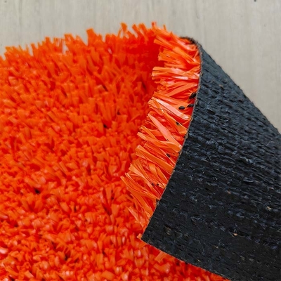 25mm Oranye Tennis Court Artificial Turf Multifungsi Untuk Fasilitas Olahraga Dengan Ketahanan UV