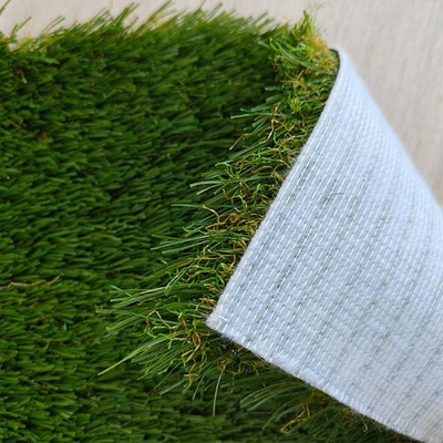 8800 Dtex 40mm Tinggi Tumpukan Hot Melt Fabric Backing Landscape Artificial Grass Dalam 4 Warna