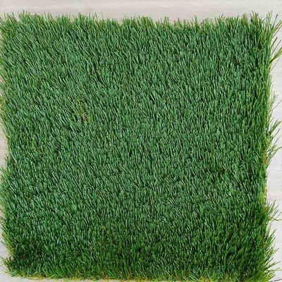 8800 Dtex 40mm Tinggi Tumpukan Hot Melt Fabric Backing Landscape Artificial Grass Dalam 4 Warna