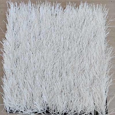 50mm Putih Artificial Football Turf 12000 Dtex Infill Dibutuhkan Synthetic Turf Untuk Lapangan Sepak Bola
