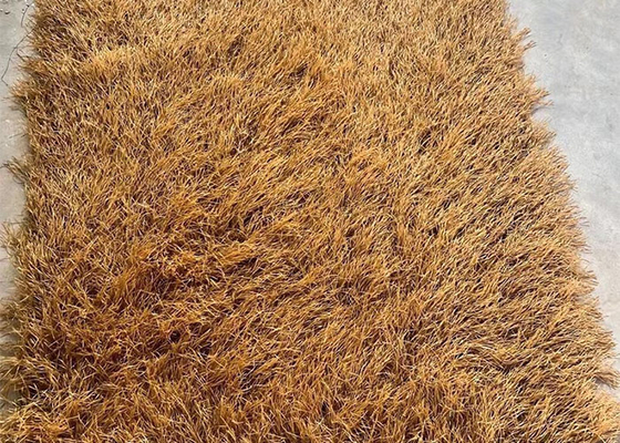 120mm tahan lama Polyethylene Synthetic Gambut Atap Ringan Gambut buatan dengan warna layu