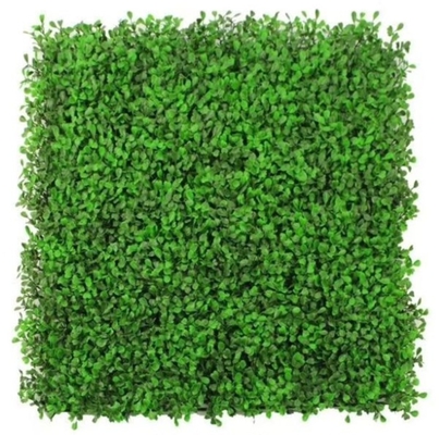 PE Penampilan rapi Panel dinding rumput palsu Kinerja yang sangat baik Dan pemeliharaan yang rendah